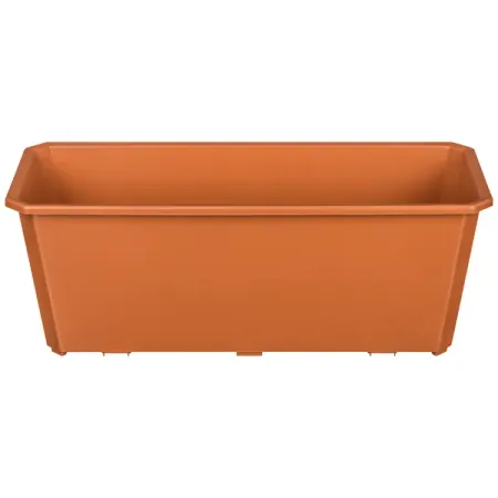 Ящик балконный Homwer 40x17x15 см v7 л пластик терракотовый