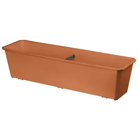 Ящик балконный Homwer 60x17x15 см v10.5 л пластик терракотовый