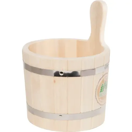 Ушат для бани 5 л липа деревянный лоток для ювелирных изделий