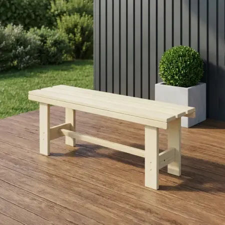 Лавочка сборная 1200x420 мм липа неокрашенная классические постеры с ведьмой lanxihaibao