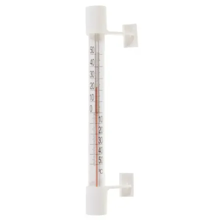 Термометр оконный стеклянный Липучка