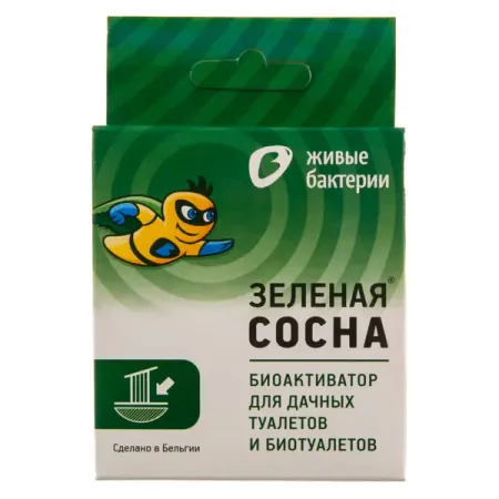 Биоактиватор для выгребных ям Зеленая сосна 2 дозы 50 г мини елка moonbiffy сине зеленая