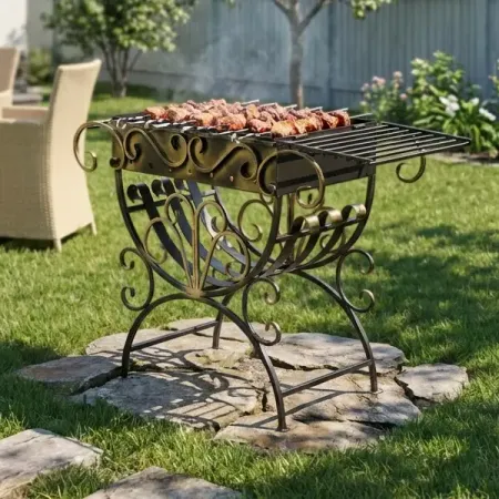 Мангал «Павлин» 40x82x85 см