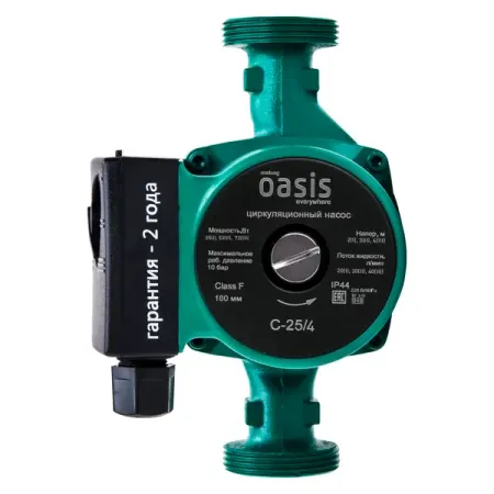 Циркуляционный насос Oasis 25/4 180 мм с гайками 1