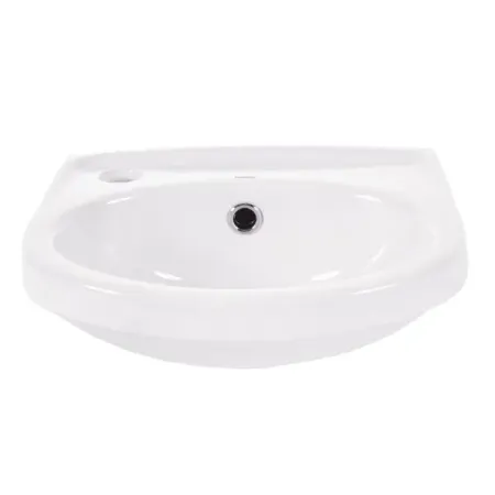 Мини-раковина Sanita Лада, фарфор 36 см, цвет белый