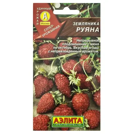 Семена Земляника Руяна альпийская семена земляника лесная 30 шт
