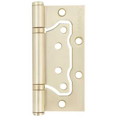 Петля без врезки Fuaro 500-2ВВ 100x75x2.5 мм сталь цвет матовое золото 1 шт.