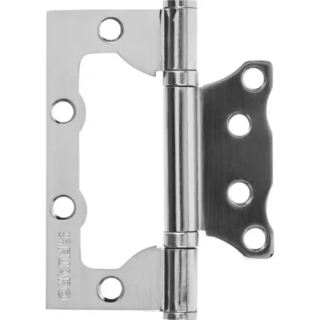 Петля без врезки Fuaro 500-2ВВ 100x75x2.5 мм сталь цвет матовый никель 1 шт.