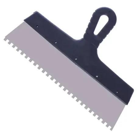 Шпатель зубчатый Интек 10103-300-006 300 мм, нержавеющая сталь, зуб 6x6 мм