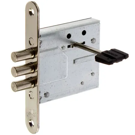 Замок врезной 79600-ЗВ8-8У/15-СО-НК-002Ш, цвет хром