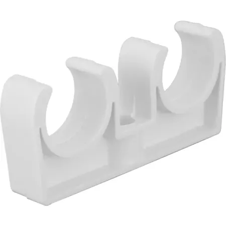 Крепеж для полипропиленовой трубы РВК 25 мм двойной