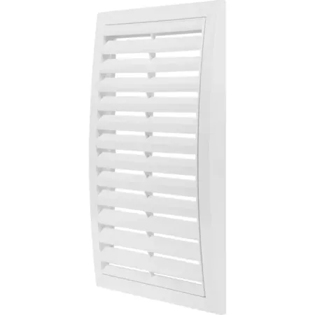 Решётка вентиляционная Эра АБС 2030РР 200x300 мм пластик цвет белый