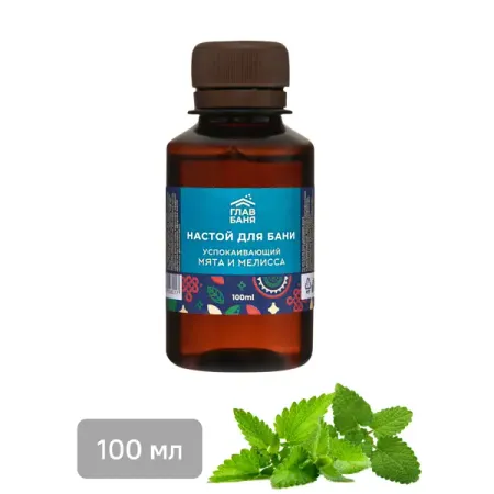 Настой ароматический для бани Мята и мелисса 100мл EVA