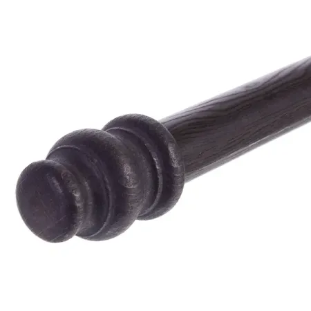 Настенный карниз двухрядный d28 мм 300 см дерево цвет венге пластиковые крючки shsmfc 12 25 мм