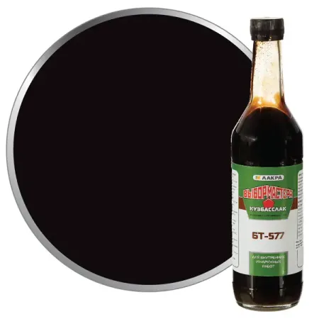 Кузбасслак Выбор Мастера БТ-577 цвет черный 0.5 л планер мастера