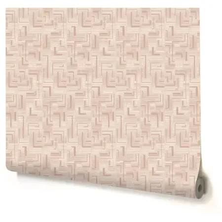 Обои виниловые Palitra Home Labirint бежевые 0.53 м 182-21 виниловые обои jiffdiff красные ы для мебели