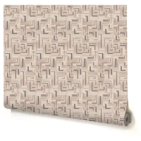 Обои виниловые Palitra Home Labirint серые 0.53 м 182-24 виниловые обои jiffdiff красные ы для мебели