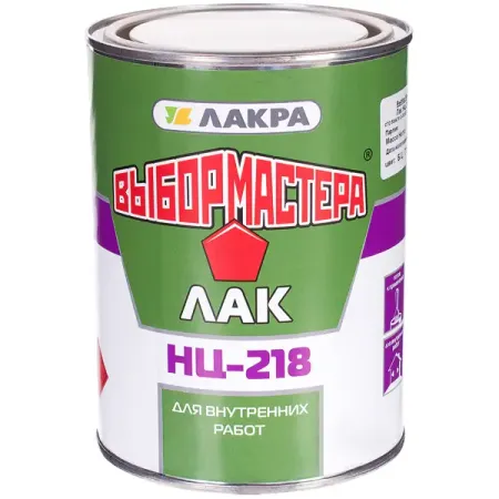 Лак нитроцеллюлозный НЦ-218 Выбор мастера глянцевый 0.7 кг тадзима такаоки резьба на грани практическое руководство по работе с деревом от японского мастера