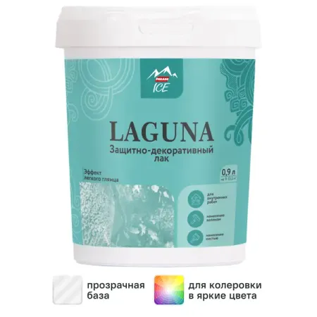 Лак-воск защитно-декоративный Parade Ice Laguna 0.9 л ольга берестова 10 навыков эффективного администратора клиники как продавать медицинские услуги и делать это с удовольствием