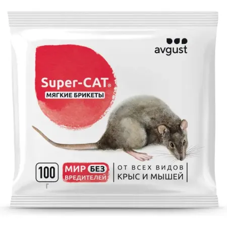 Средство для садовых растений от крыс и мышей Super Cat 100 г канифольные ы для декора diy super paradise