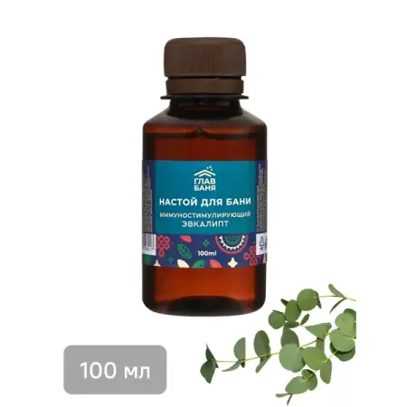 Настой ароматический для бани Эвкалипт 100мл Eva