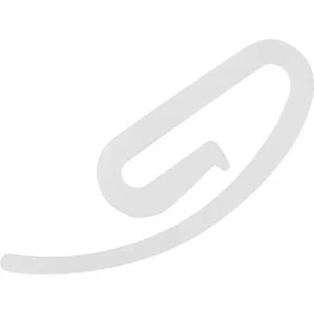 Крючок-улитка для штор Квадро на алюминиевый потолочный карниз цвет белый 20 шт.