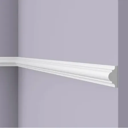 Молдинг настенный ударопрочный NMC C100-RU белый 18x38x2000 мм