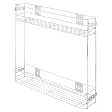 Бутылочница в нижний шкаф 15 см металл цвет хром