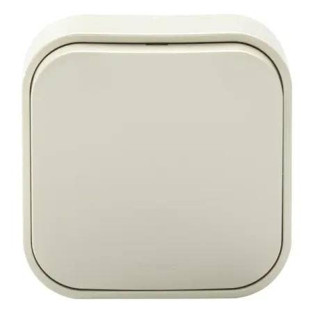 Выключатель накладной 1 клавиша Legrand Quteo IP20 10А 250В винтовые зажимы цвет слоновая кость