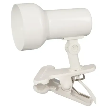 Рабочая лампа на прищепке цвет белый filn белый автоматический лодочный тумблер 16a 250v