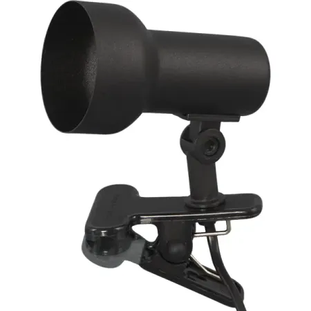 Рабочая лампа на прищепке Светкомплект цвет черный матовый портативная рабочая лампа zwincky для аккумулятора dewalt 18в 20в