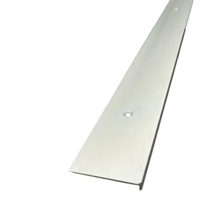 Планка для столешницы торцевая под 3D кромку 0.4 см цвет матовый хром