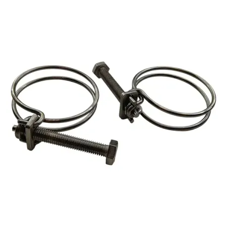 Хомуты для шланга двойные BOUTTE 50 мм, 2 шт. двойные разъемные валы из стали mitk 3 100 мм