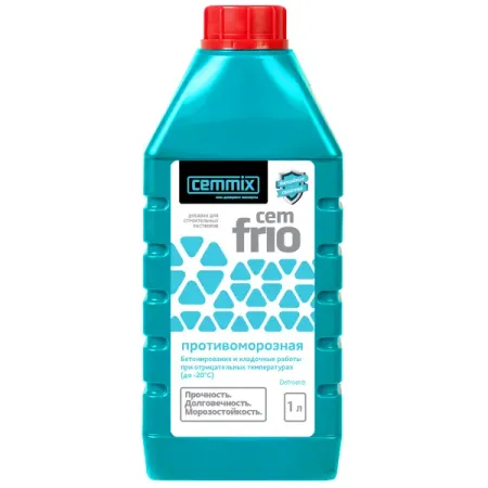Добавка противоморозная Cemmix CemFrio, 1 л