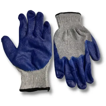 Перчатки садовые хлопчатобумажные c рельефным покрытием садовые перчатки с когтями из пластика