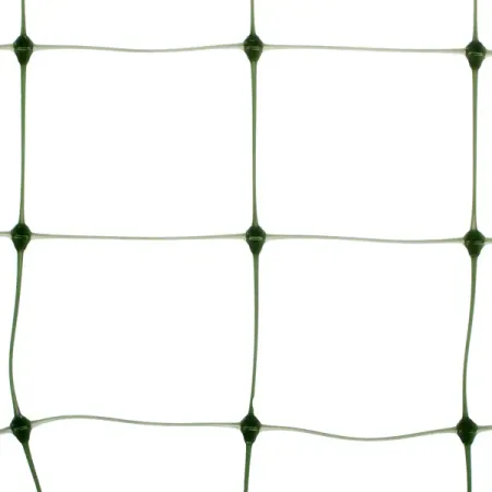 Сетка для вьющихся растений 1x10 м, размер ячейки 45x45 мм, цвет хаки