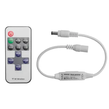 Диммер для монохромной светодиодной ленты 04-10 12 В 72 Вт или 24 В 144 Вт кнопочный пульт veromount skydance triac диммер wi fi