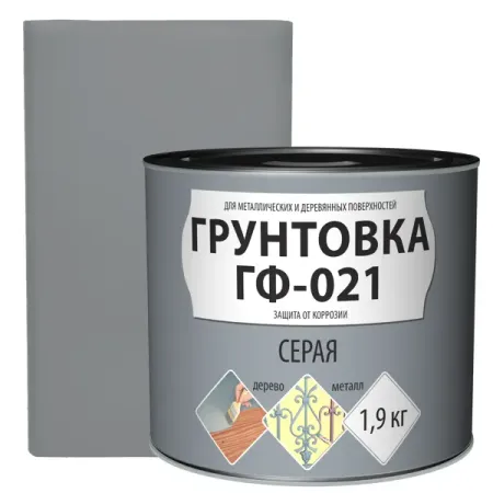 Грунтовка Empils ГФ-021 цвет серый 1.9 кг