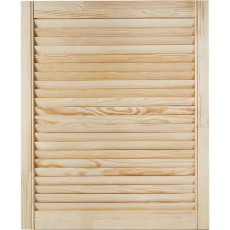 Дверка жалюзийная 715x594x20 мм хвоя сорт А