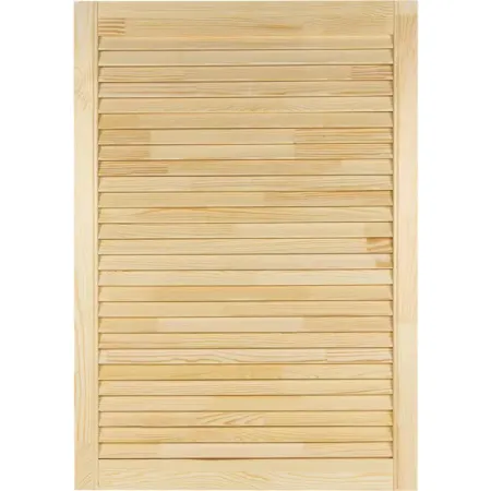 Дверка жалюзийная 850x594x20 мм хвоя сорт А