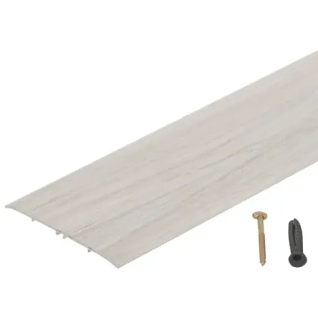 Порог одноуровневый (стык) Artens скрытый 100x900 мм цвет дуб белый