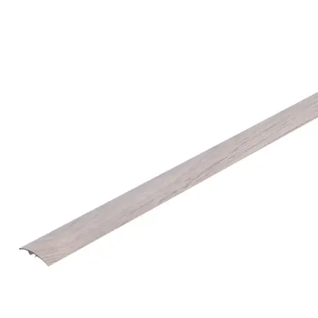 Порог разноуровневый (кант) Artens скрытый 40x1800x0-8 мм цвет дуб белый