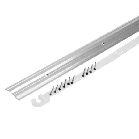 Порог разноуровневый (кант) Artens, 40x1800x0-15 мм, цвет алюминий