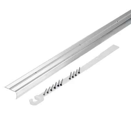 Порог угловой (угол) Artens, 40x20x1800 мм, цвет алюминий