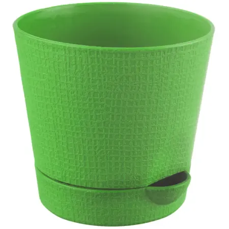Горшок цветочный Тек.А.Тек Партер ø15 h13.5 см v1.4 л пластик салатовый пенал тканевый оксфорд большой емкости с пандой и капибарой