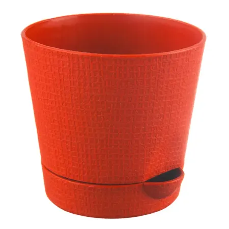 Горшок цветочный Тек.А.Тек Партер ø19.5 h17 см v2.8 л пластик оранжевый мини фонарик оранжевый abs акрил usb rechargeable