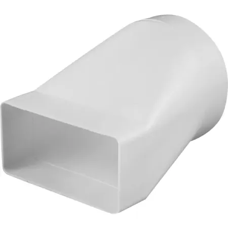 Переходник для плоских-круглых воздуховодов Equation 55x110 мм D100 мм пластик