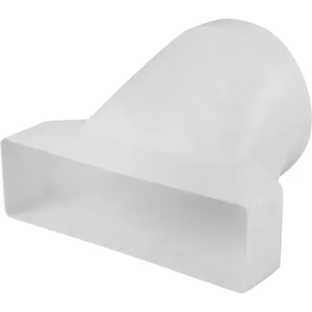 Переходник для плоских-круглых воздуховодов Equation 60x204 мм D125 мм пластик