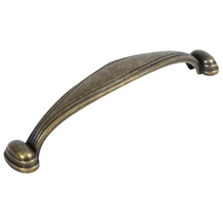 Мебельная ручка-скоба Ницца 96 мм старая бронза