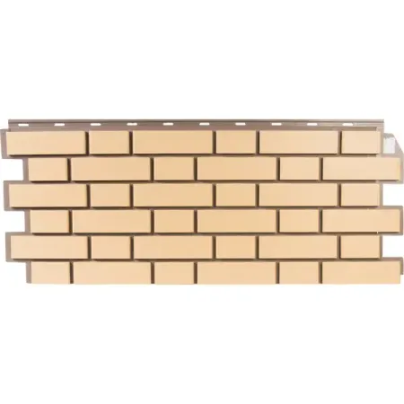 Фасадная панель FineBer Кирпич облицовочный цвет жёлтый